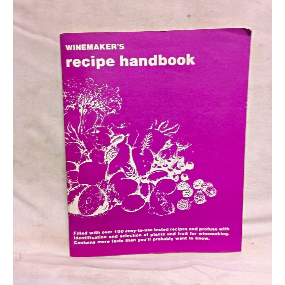 Vintage Winemaker's Recipe Handbook Raymond Massaccesi 1976 Fruit Wine Recipes